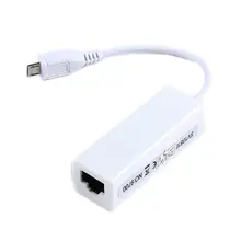 Micro USB 2,0 5 Pin к Ethernet 10/100 Мбит/с RJ45 сети LAN Карта адаптера для планшета