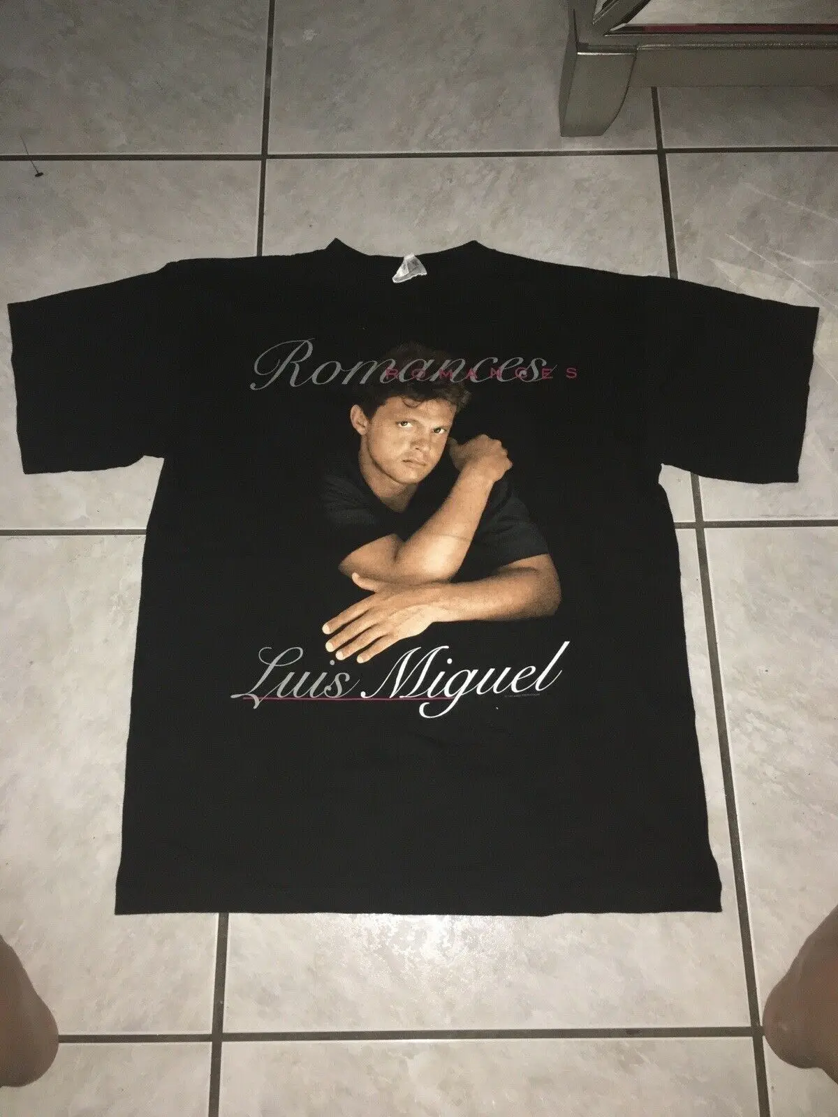 T-Shirt Casa Di Luccio Su Un Cronies Tag Sz Large Made In Usa Nera