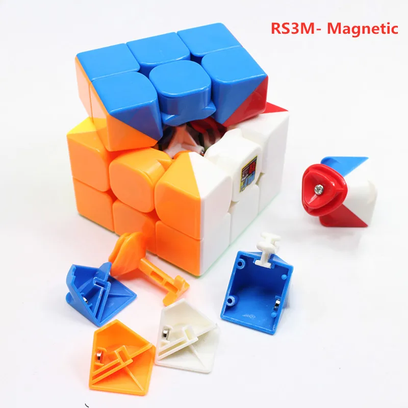 MOYU RS3M Магнитный магический куб, 3X3X3 игровой специальный кубик, 3X3X3 скоростная головоломка для детей Подарки