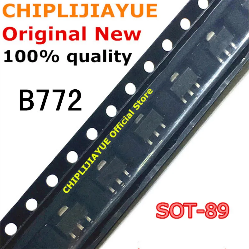 100 шт. B772 SOT89 2SB772 SOT 89 3A/30V 772 SMD новый и оригинальный микросхема IC|work work|ic chip100 pcs |