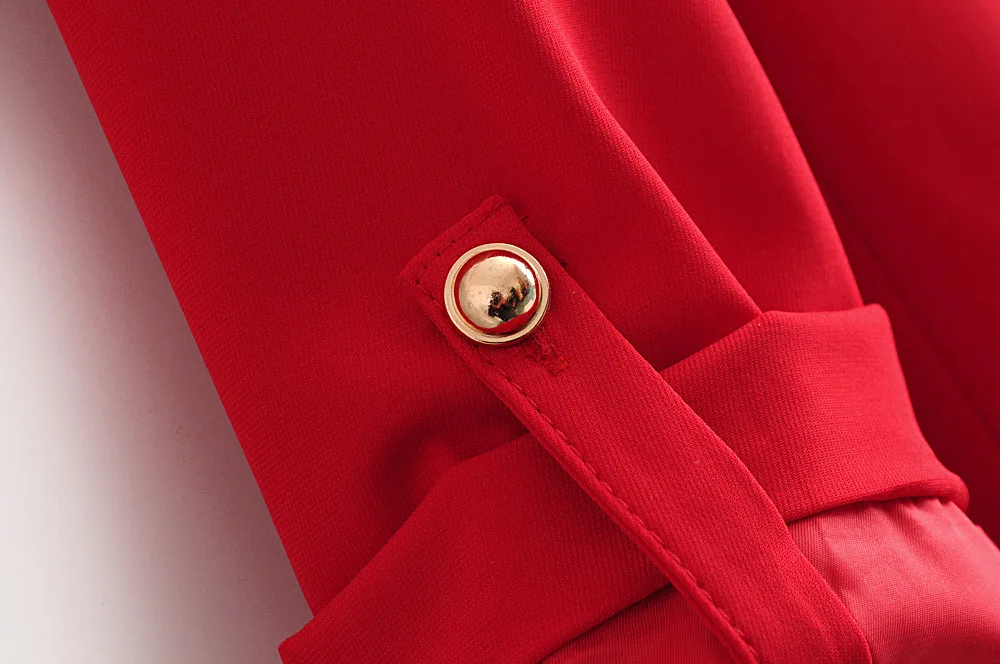 

IP54 WOMEN'S Dress Solid Color Revers Slimming Suit Jacket