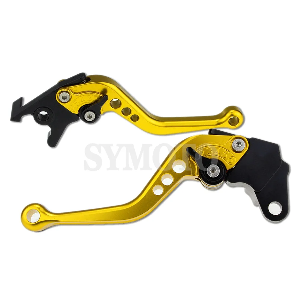short golden Длинные и короткие для Yamaha YZFR6 1999 2000 2001-2004 YZFR1 2002 2003 YZF R1 R6 FZ1 фазер 2001-2005 мотоциклов сцепные рычаги - Цвет: short golden