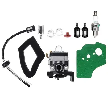 

Carburetor Carb Gasket Spark Plug Fuel Line Hose Kit for honda GX25 GX35 HHT35