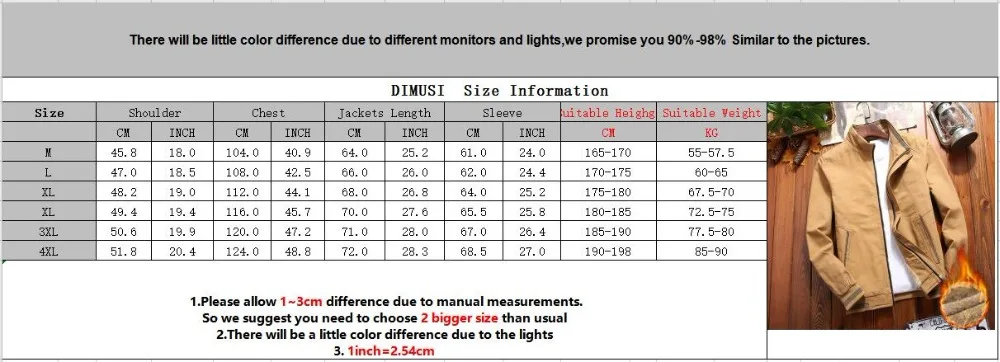 DIMUSI Winter Mens Bomber Jackets Casual Male Stand Collar Fleece Warm Windbreaker Jackets Men Slim Army Military Coats Clothing