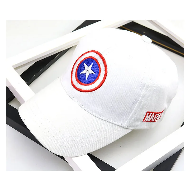 SQTEIO Летняя Детская кепка с героями мультфильмов Snapback Marvel Человек-паук Капитан Америка горра хип-хоп кепка - Цвет: 13