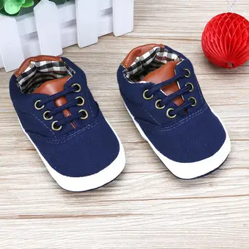 

2019 Baby Summer Shoes Newborn Baby Girl Boys Causal Bow Anti-slip Shoes Plaid Patchwork Soft Sole Sneakers Prewalker