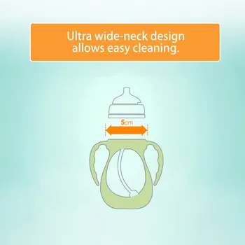 

Glass Baby Bottles Anti-Colic Wide Neck Breast-Like Nipple Feeding-bottle Feeder Tools Milk Bottle Baby & Child Care