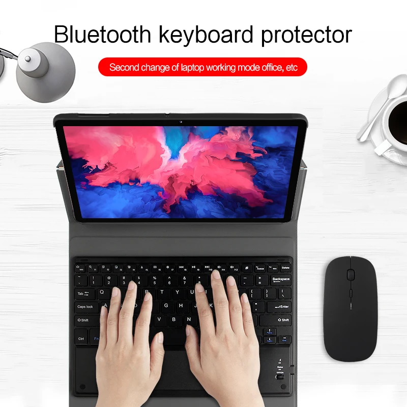 

Keyboard Case Cover For Lenovo Tab P11 Pro 11.5 TB-J706F 2020 Tab P11 TB-J606F 11" Tablet Case Smart Protective shell Hold Mouse