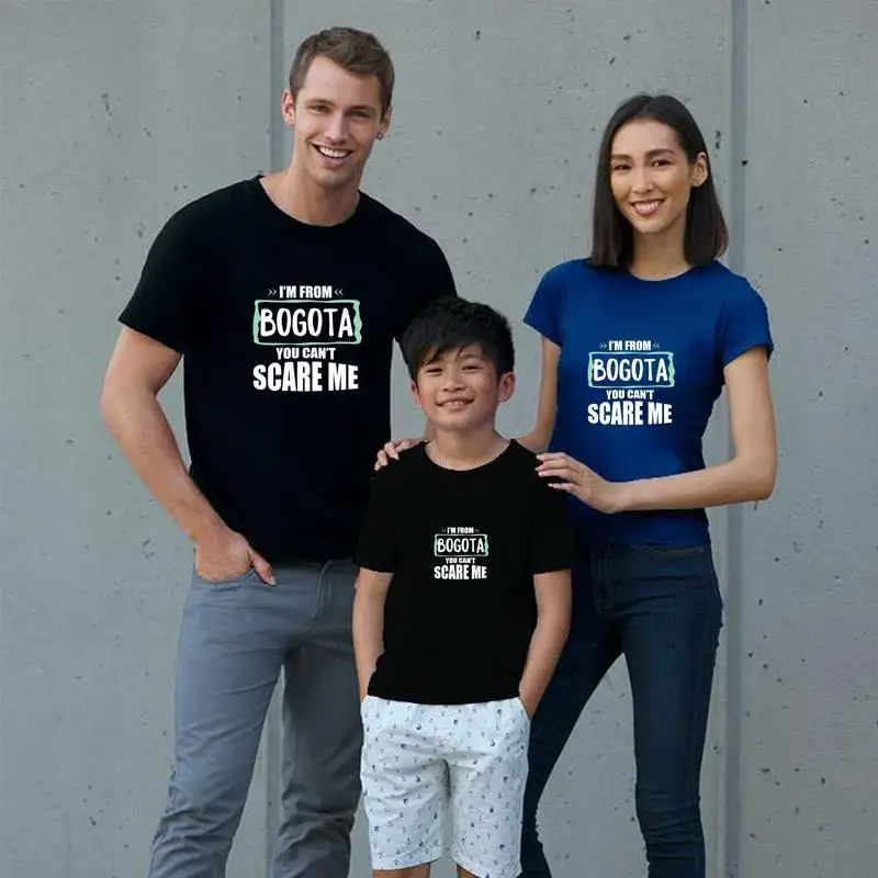 

printed Bogota Colombia t-shirt plus sizes s-21xl Comics anime shirt streetwear men's t shirt tee
