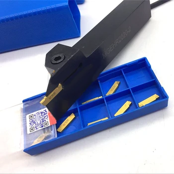 

10 Pcs Insert MGMN200-G NC3020 Lathe Turning Tool +MGEHR2020-2 Holder Boring Bar