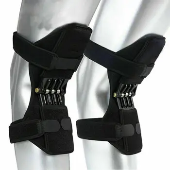

1 Pair Patella Booster Spring Force Power Joint Support Knee Pads Outdoor Mountaineering Squat Sport Knee Brace Support