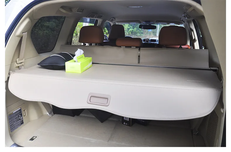 Auto Hinten Trunk Cargo Abdeckung Für Toyota Highlander Versenkbare  Wasserdichte rollo Sicherheit Schild Gepäck - AliExpress