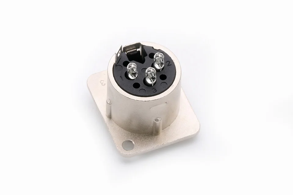 fêmea de 3 pinos xlr de 10