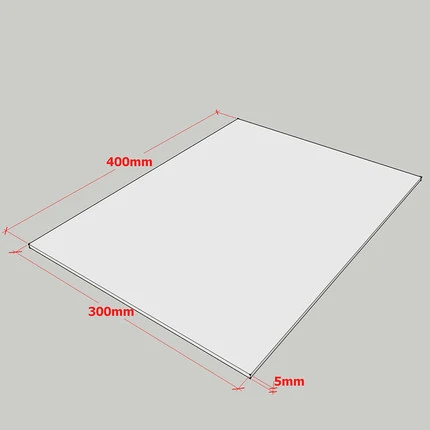 5pcs 100x200mm PVC Foam Board Plastic Model Pvc Foam Sheet Board White  Color Foamboadrd Model Plate 0.2mm to 1mm thickness