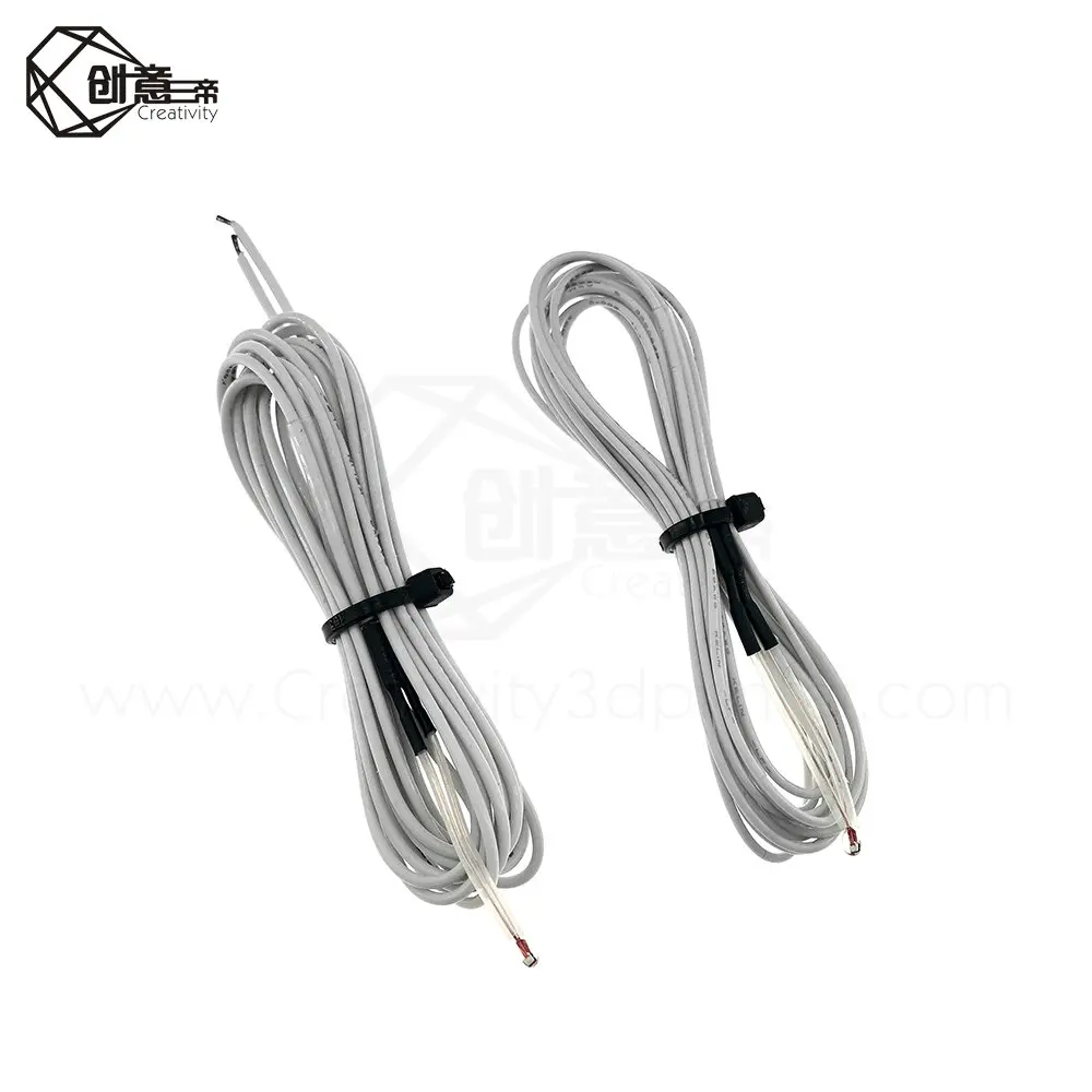3D принтер 5 шт./лот запчасти для принтера 100K ohm 24 #/28 # два размера 3950 Термисторы с