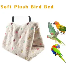 Зимняя теплая птичья кровать безопасная для дома клетка для попугая птиц палатка кровать подвесная пещера товары для животных товары для питомцев Petshop