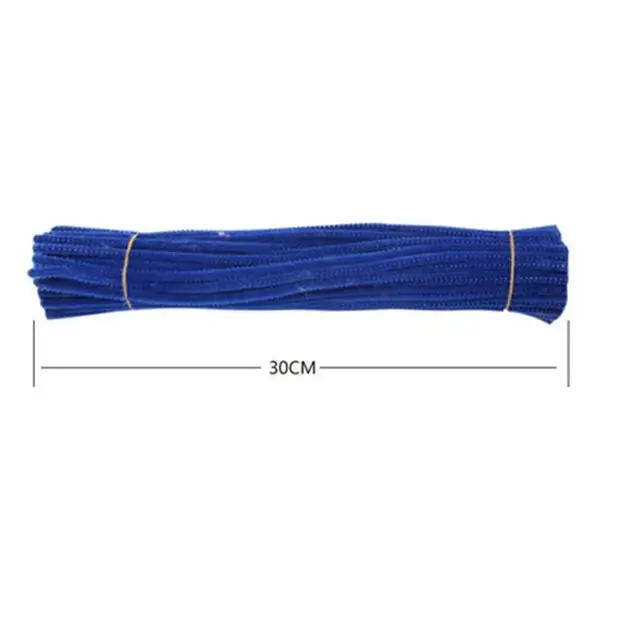Children's Handmade DIY Toys 100 Roots Twisted Sticks Velvet DIY Handmade Materials Mixed Color Plush Material 6