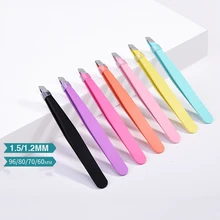 

3PCS Stainless Steel Eyebrow Clip Tweezer Slanted Tweezer Trimmer Eyelash Clip Hair Removal Makeup Tool Beauty Pince Epiler