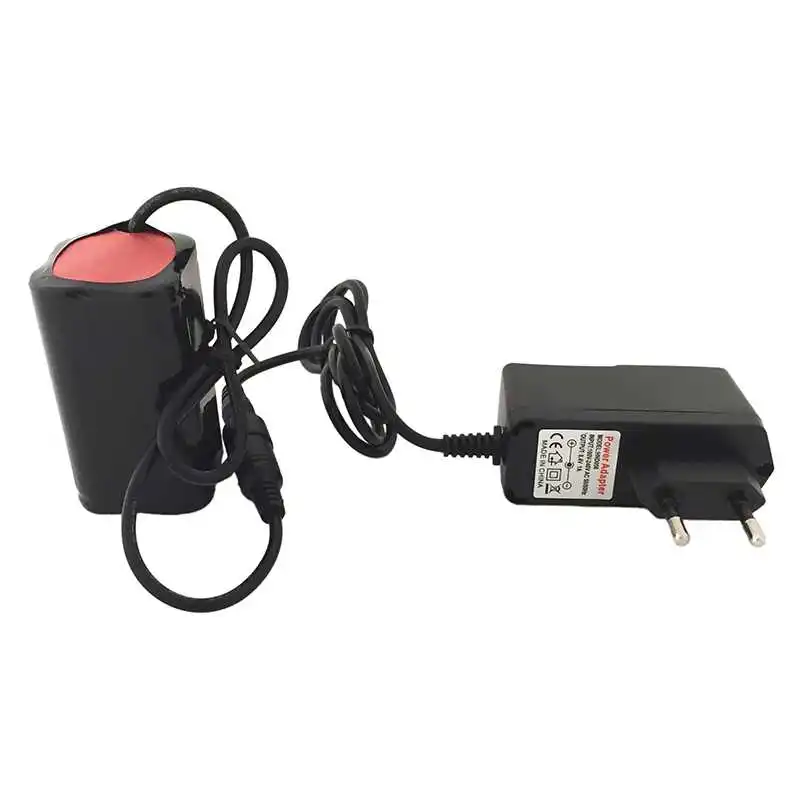 WasaFire 8.4V Rechargeable 6400mAh 4 x 18650 Battery Pack + Charger for Bicycle Bike Light Outdoor Cycling Hiking Accessories