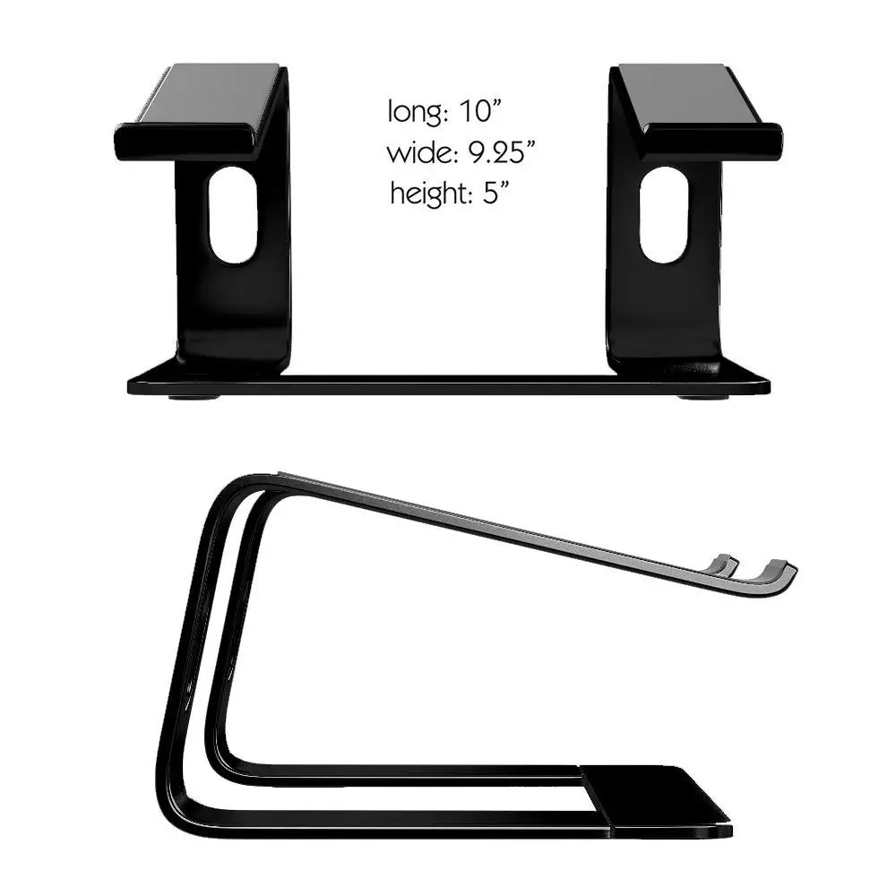 2022 Laptop Stand Support Notebook Stand Bracket Raise Computer Holder Desktop Aluminum Alloy Base Heat Dissipation Anti-Skid custom laptop cover