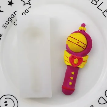 

Moon Magic Wand Fondant Silicone Mold Cake Decoration Handmade Epoxy DIY Bakery Chocolate