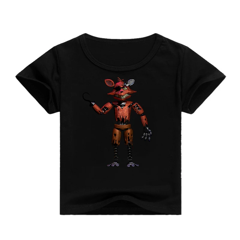 Five Nights at Freddy Kids T-Shirt Hip Hop Short Sleeve T-Shirt Top Cartoon Game Five Nights Kids Girls 3D T-Shirt Five Nights at Freddy Kids T-Shirt Hip Hop Short Sleeve T-Shirt Top Cartoon Game Five Nights Kids Girls 3D T-Shirt