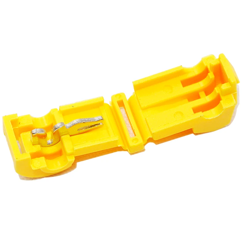 

500PCS T-Tap Wire Connector Scotch Lock Snap AWG 22-10 Without Breaking Cable Insulated Crimp Quick Splice Electrical Terminals