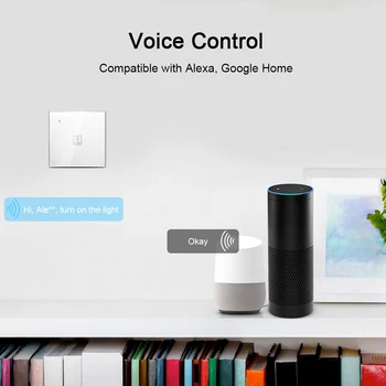 

Wi-Fi Light Switch Light Touch Switch Glass Panel APP Control Timing Function Voice Control Smart Light Switch (1/2/3/4 Gang)