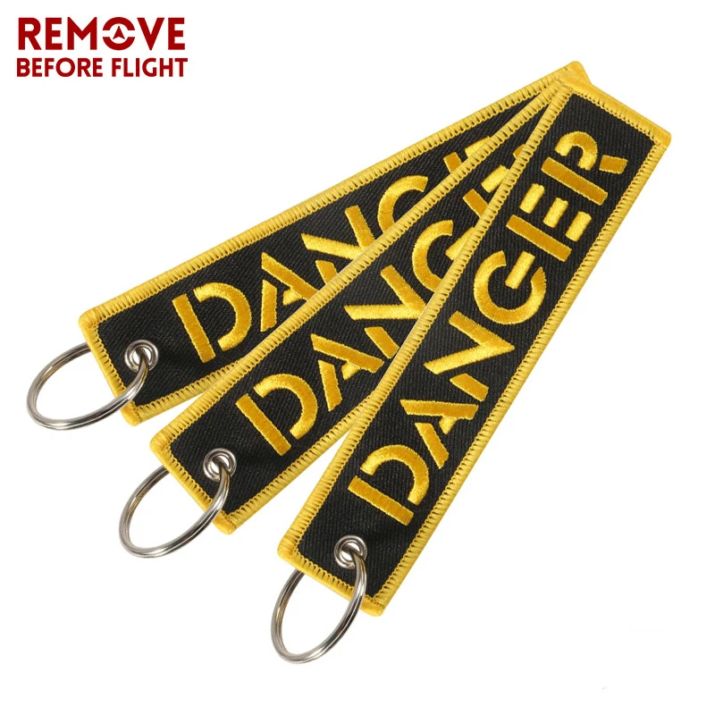 3 шт./лот модные remove Before Flight брелок для мотоцикла ключи опасности брелок для ключей от автомобиля брелоков черный брелок-Кубок теги