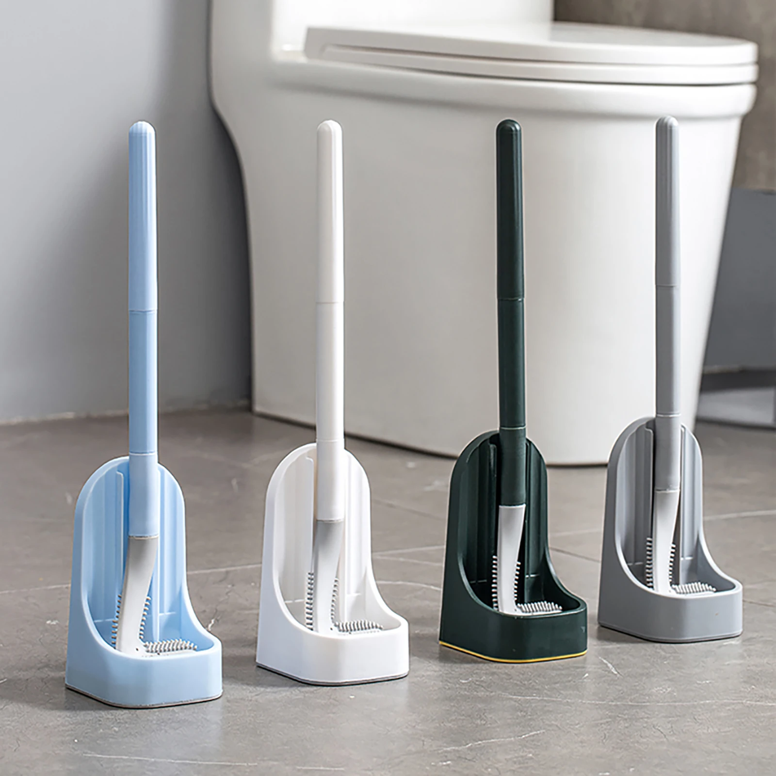 Silicone Toilet Brush Golf Long Handled Brushes And Bathroom 特価キャンペーン