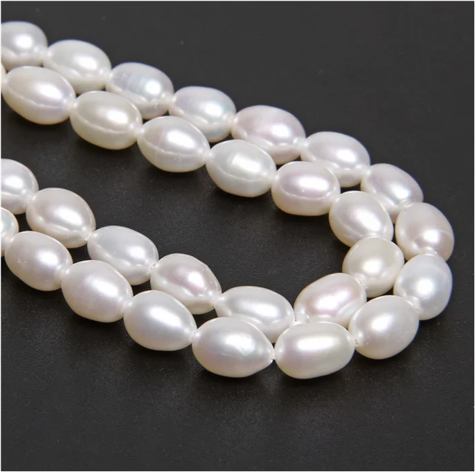 4-5mm white AAA Бусы из настоящего натурального жемчуга, настоящий пресноводный жемчуг, бусины в стиле барокко, свободные жемчужины для самостоятельного изготовления браслетов и ожерелий, ювелирных изделий 14,5" - Цвет: 4-5mm white AAA