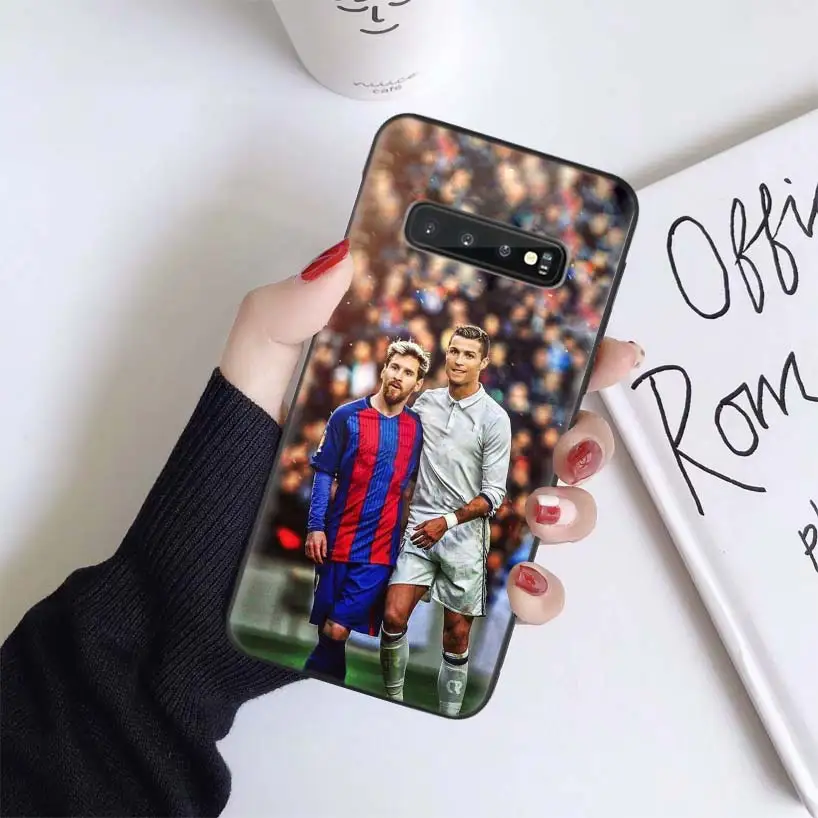 CR7 Криштиану Роналду черный чехол для samsung Galaxy A50 A70 A50S A10S A20S A10 A20E A30 A40 M40 M30S A80 мягкий чехол для телефона