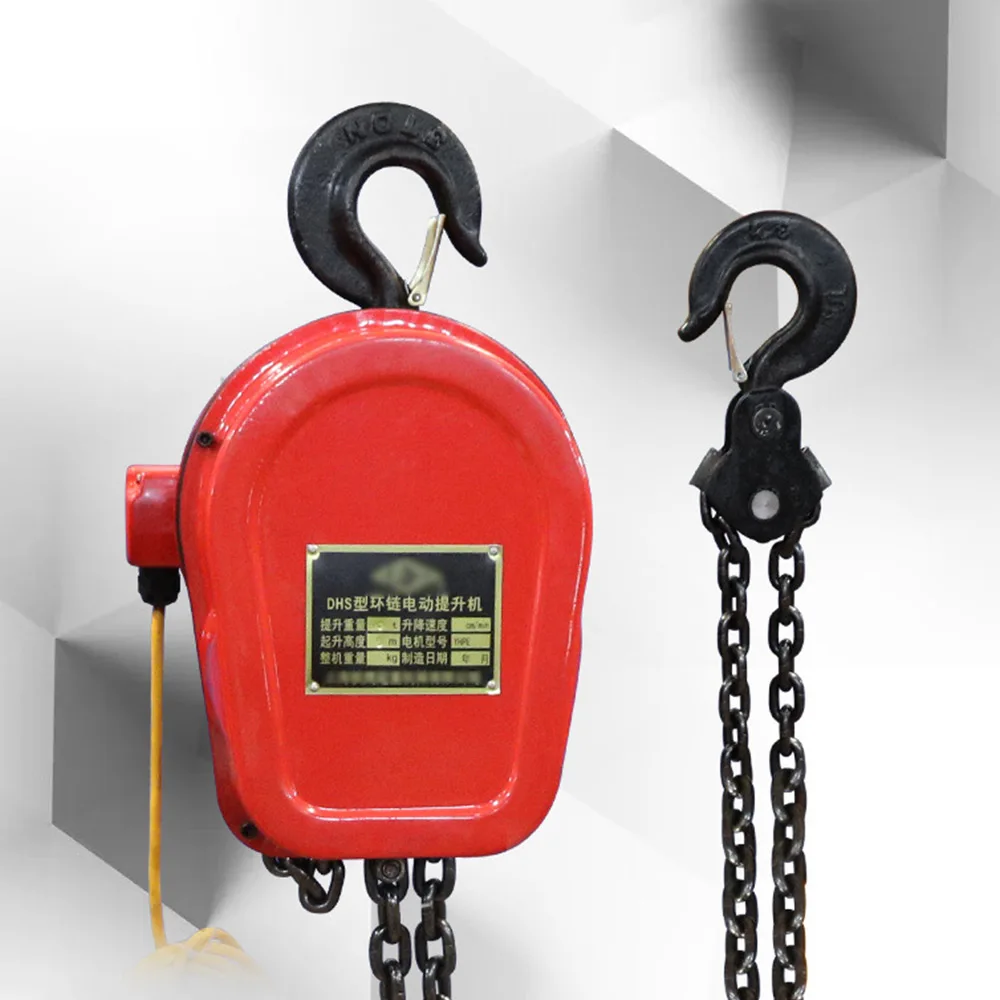 Electric chain hoist 380v 220v 1 ton crane suspension remote control small crane hoist