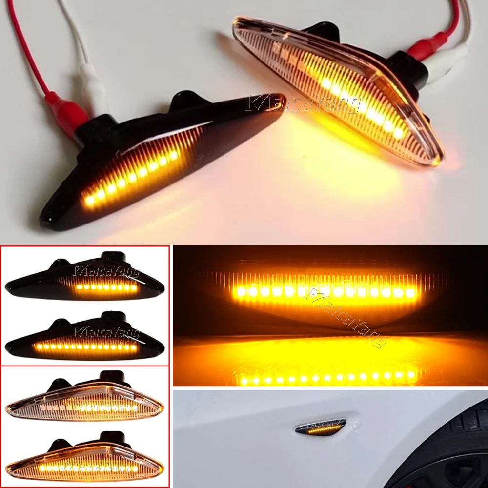 Luz indicadora lateral LED para Mazda Miata MX5 ND RX-8 6 Atenza GH 2008-2012 5 Premacy CW 2010-2013 Fiat Spyder