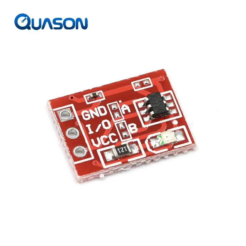 Nuevo TTP223 Módulo de botón táctil Tipo de condensador de canal único auto bloqueo Interruptor táctil sensor para Arduino ► Foto 3/6