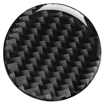 

for Audi A4L/A3 Central Control Multimedia Knob Decoration Stickers Carbon Fiber Stickers 2014-2019