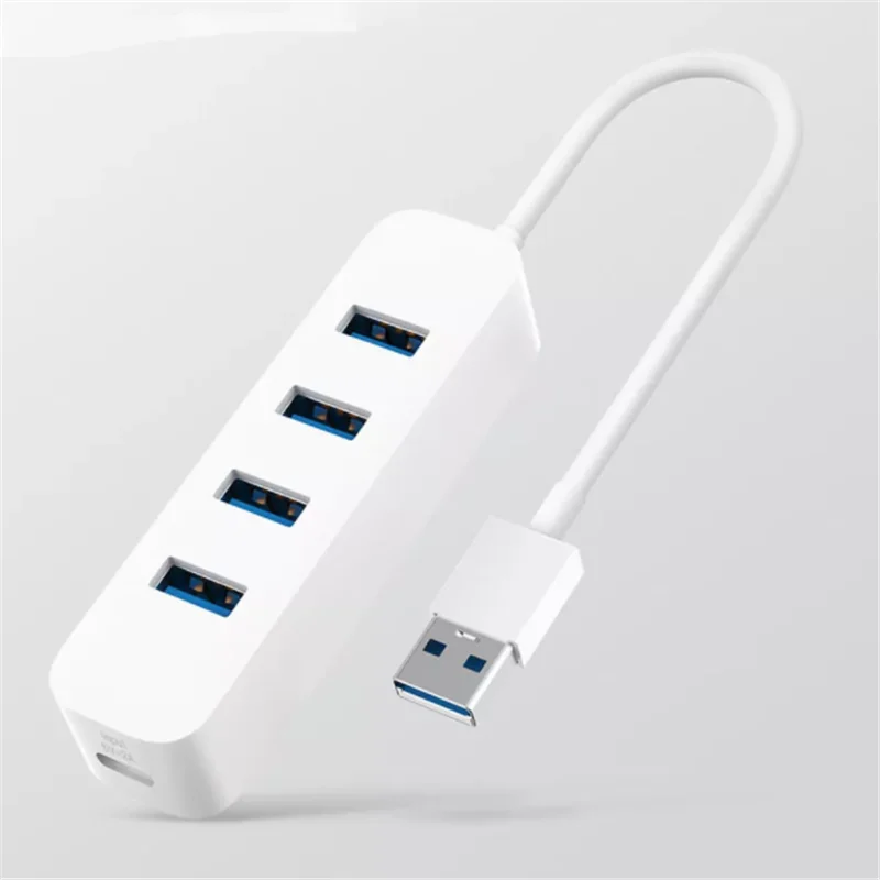 Xiaomi 4 порта USB3.0 концентратор с резервным интерфейсом питания usb-хаб соединитель расширителя адаптер для планшетного компьютера