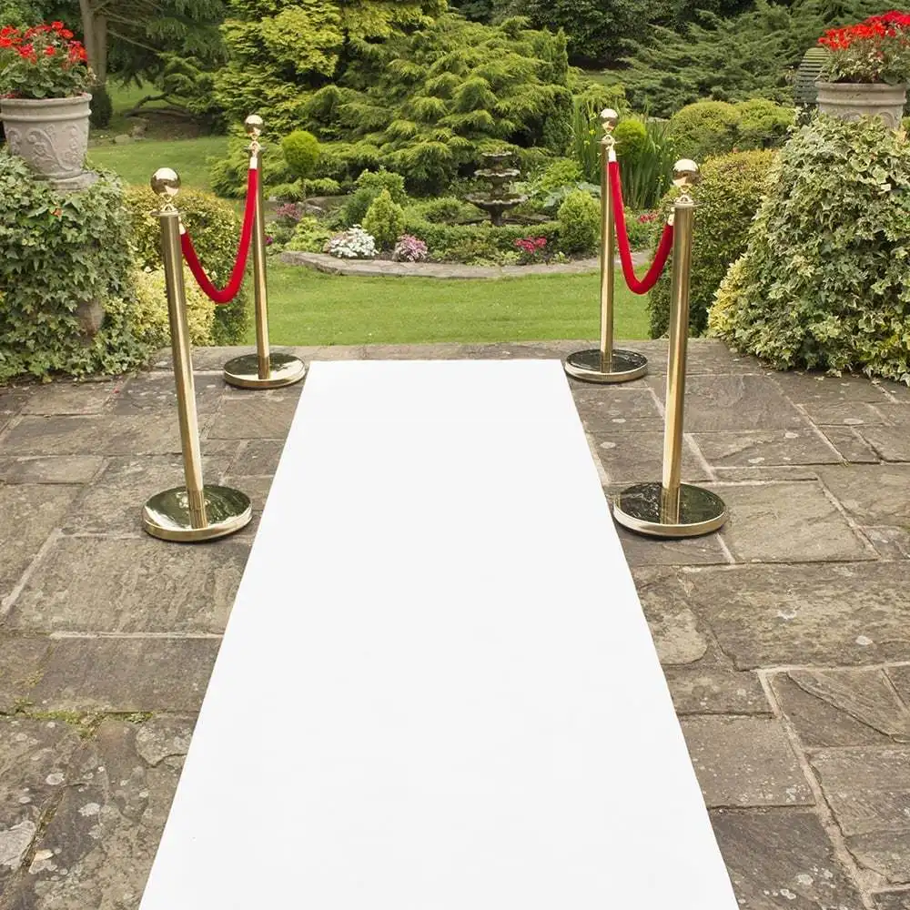 Free-Shipping-Popular-Pure-White-Cheap-Wedding-Aisle-VIP-Carpet-Runner-For-Church-Stage-Hall-Wedding