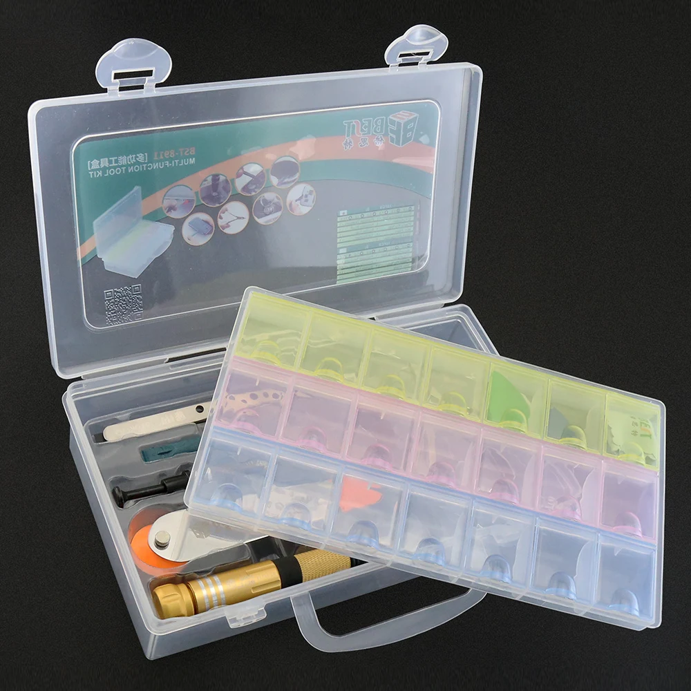 

BST-8911A 13in1 Multifunctional tools Set For iPhone Laptop Mini Electronic Screwdriver Bits Mobile Repair Tools Kit Set+BOX