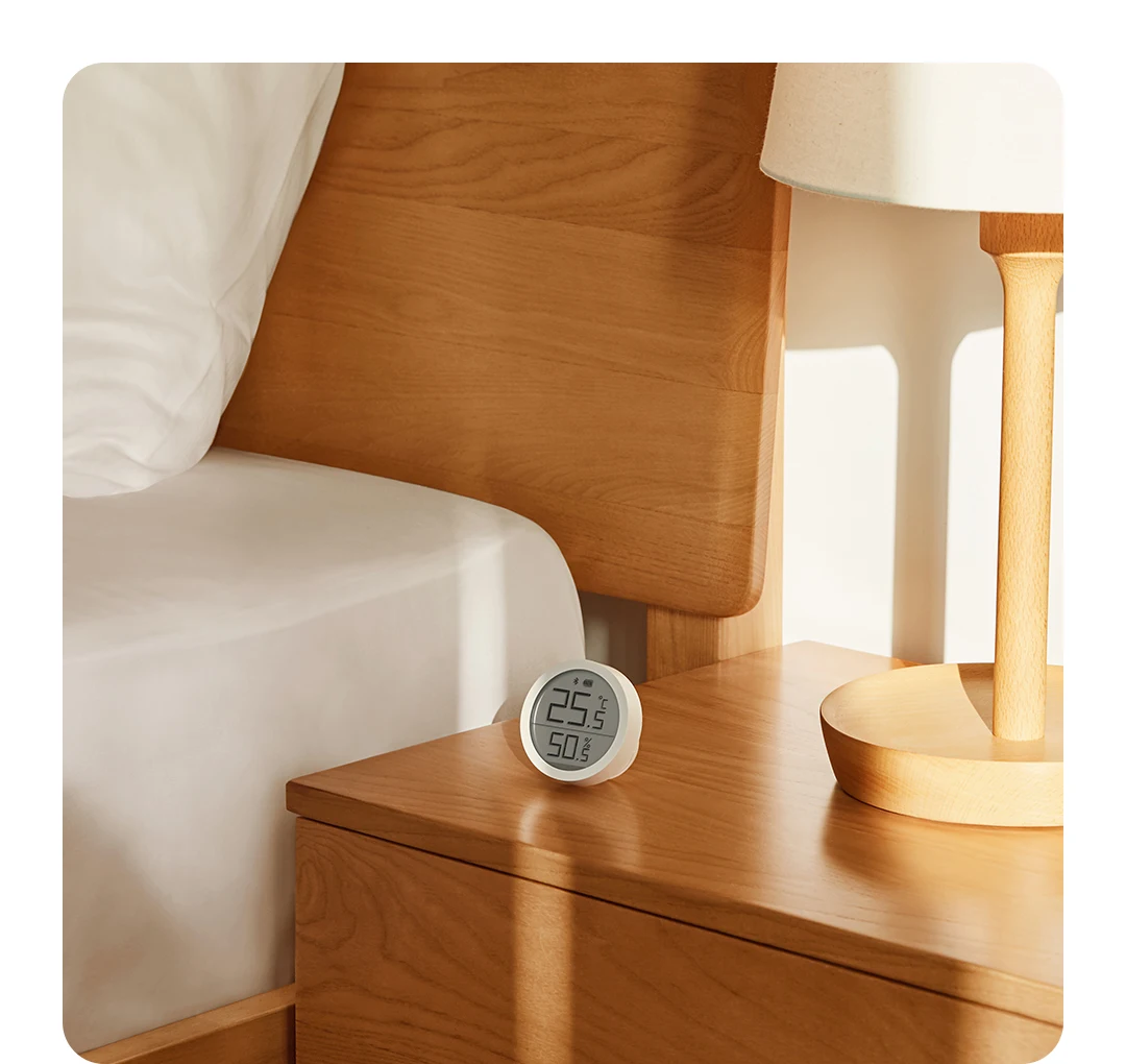 Bluetooth Thermometer Wireless Smart Electric Digital Temperature&Humidity LCD S