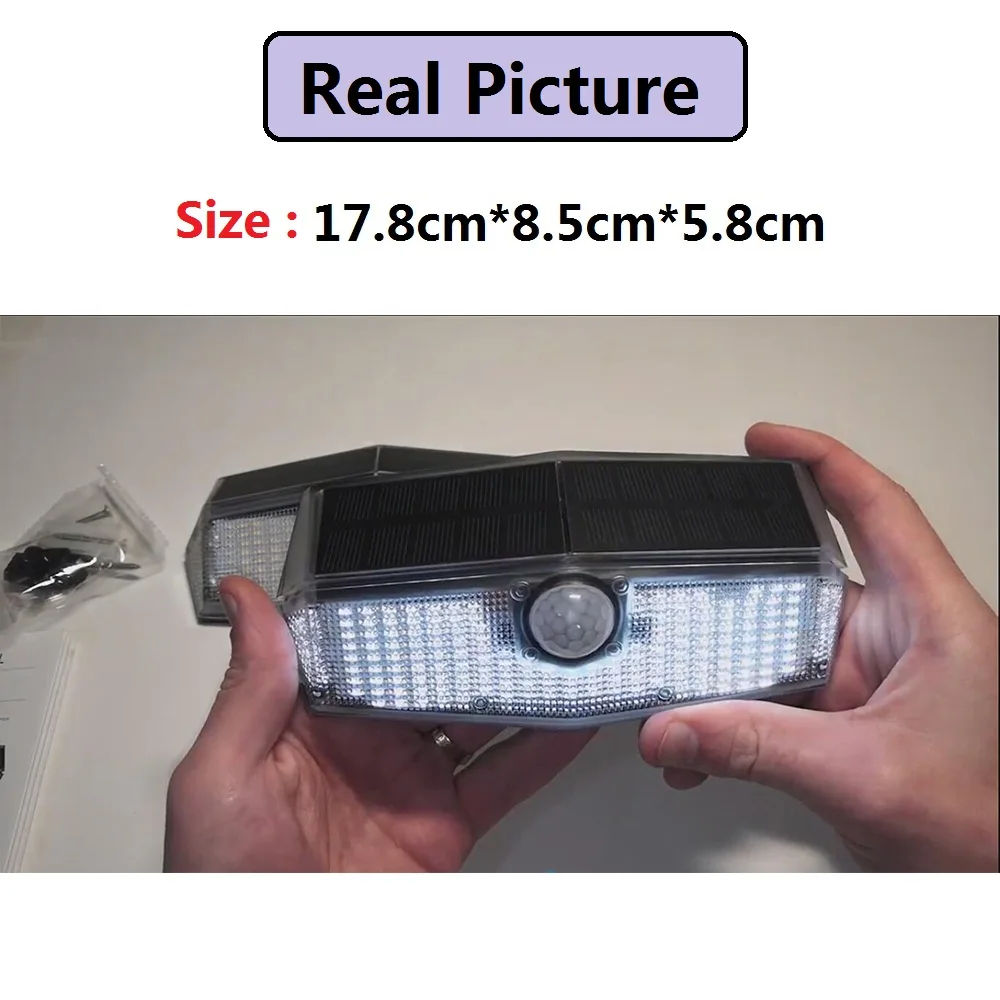 Upgraded Litom 200 Led Solar Light Ipx7 Waterproof Motion Sensor Wall Light 3 Adjustable Modes 270 Degree Wide Angle Garden Lamp Solar Lamps Aliexpress