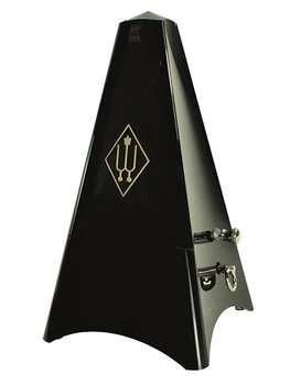 

846261tl Tower-line metronome mechanical, plastic, black, Wittner