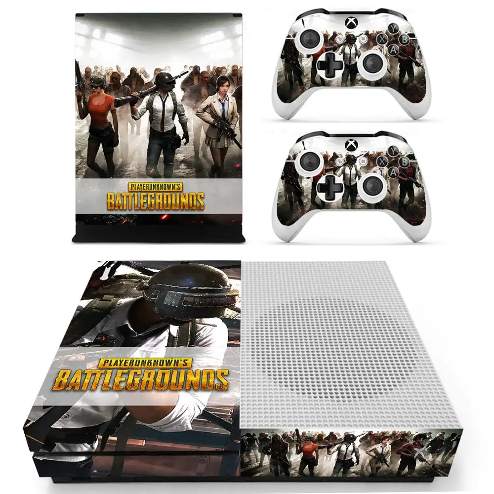  PUBG Stickers For Xbox One Slim Viny Skin Decals Sticker Pegatina Adesivos For Xbox one Slim Consol