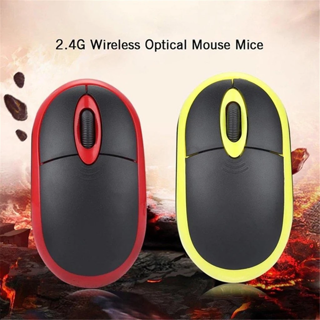 2.4GHz Wireless 1200 DPI Cordless Optical Office Mouse USB Interface for PC Laptop Computer Desktop 2.4G Wireless Mouse Mice