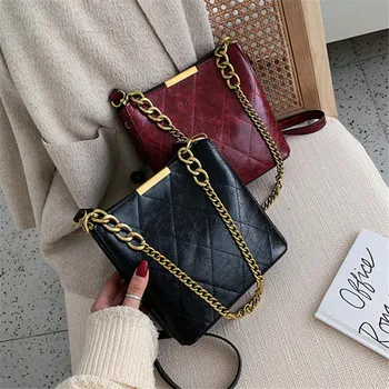 

Bags for women Women's bags Brand Originality Design Chain bag women's bag 2019 new Joker shoulder Messenger bag bucket bag