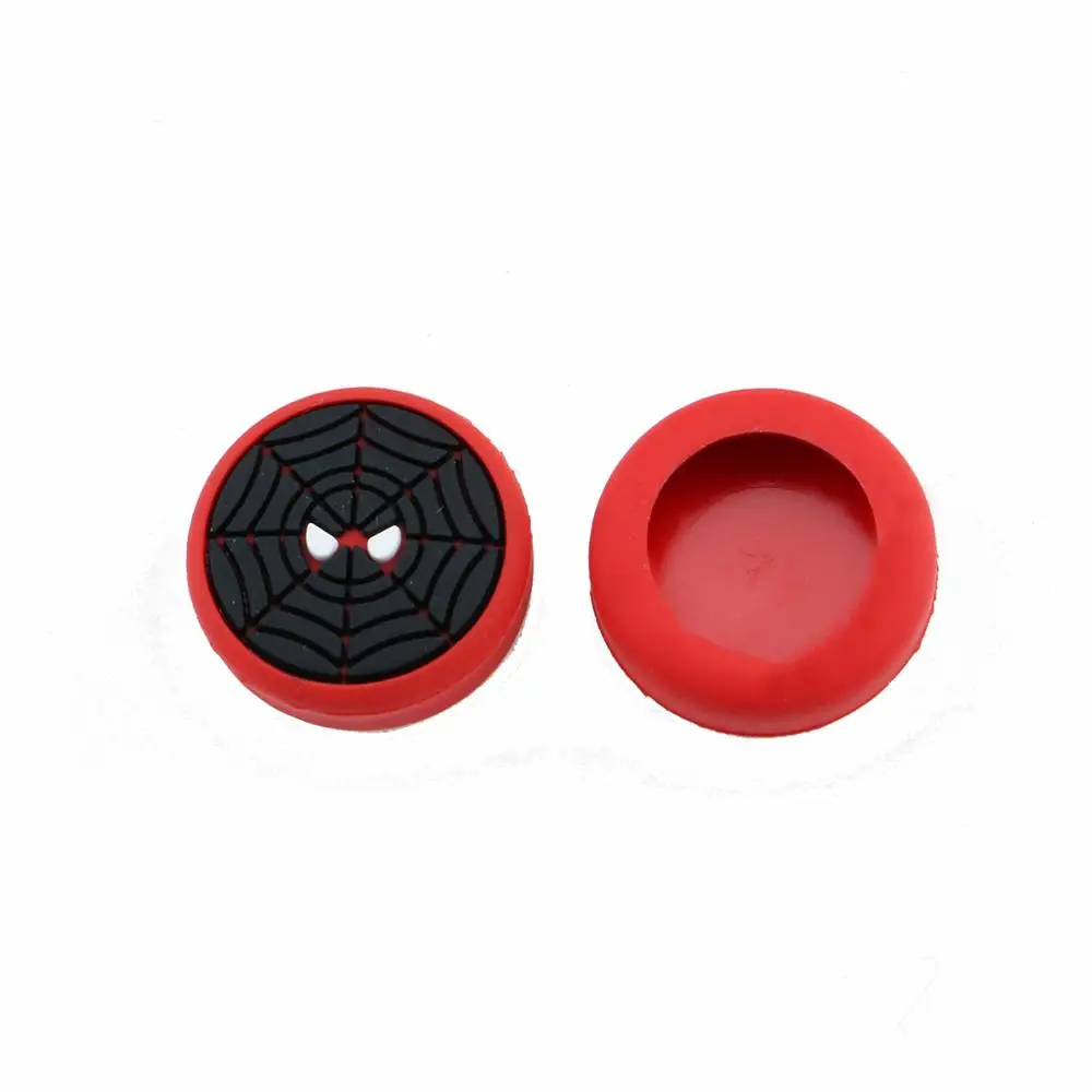 YuXi силиконовые Мстители Человек-паук Thumb Grip cap Stick джойстик чехол для sony PS3 PS4 Slim для Xbox One 360 для Switch Pro - Цвет: B