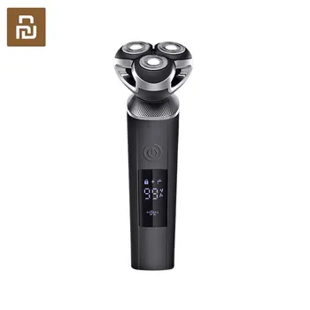 

Youpin MSN Smart Electric Shaver LCD Screen Cordless Waterproof Dry Wet Shave Razor Type-C Charging Self-washing Low Noise