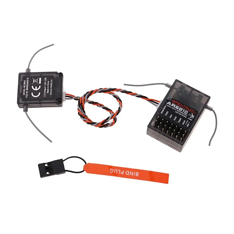 

AR6210 Receiver+ JR Remote Controller Full Set DSM-X DSM2 For Spektrum 6-Channel AR6210 Receiver