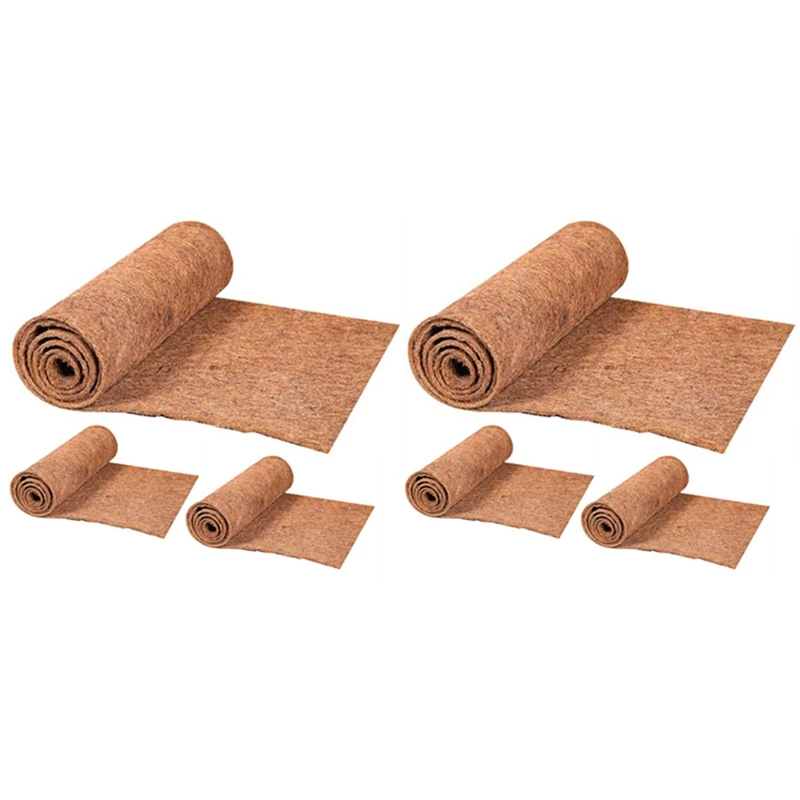3Pcs Natural Coconut Palm Fiber Coco Liner Bulk Roll Mat For Pet