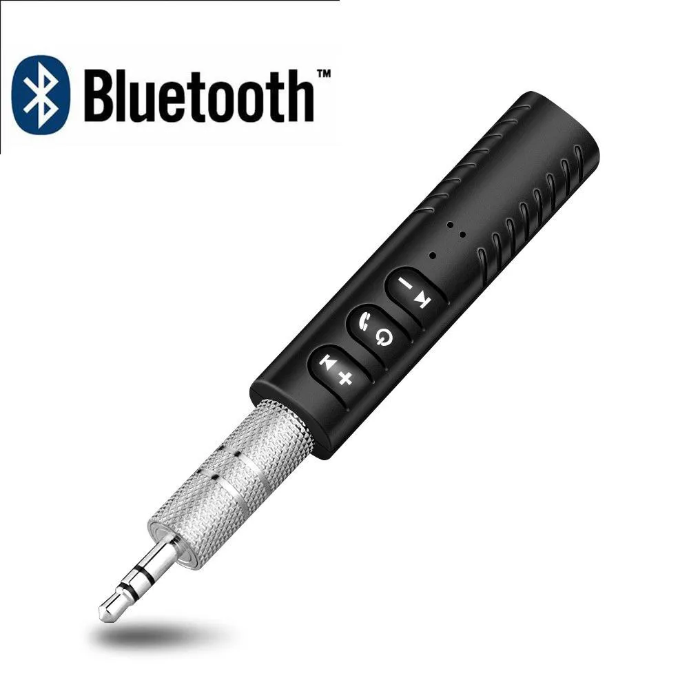 

Mini Wireless Bluetooth Car Kit Hands Free Bluetooth 3.5mm Jack Audio Jack Adapter AUX Music Bluetooth Transmitter Receiver Hot
